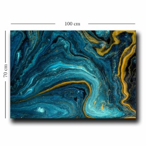 Tablou 70100NISC Albastru 70x100 cm - Img 3