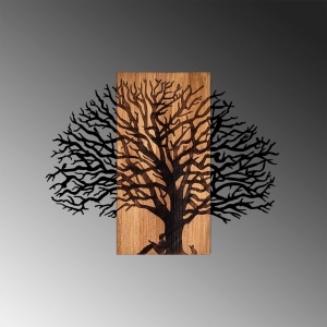 Tablou din lemn si metal MA Nuc 58x75 cm - Img 5