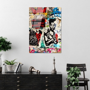 Tablou din sticlă temperată UV Multicolor 45x65 cm - Img 2