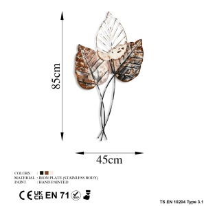 Tablou metalic Fall Maro 45x85 cm - Img 7
