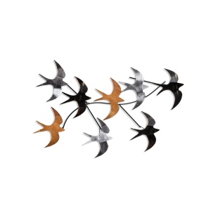 Tablou metalic Flying Multicolor 69x41x7 cm - Img 6