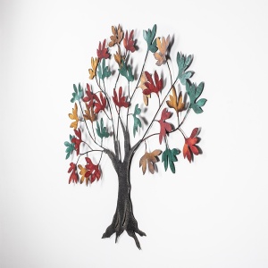 Tablou metalic Yggdrasil Multicolor 115x94x4 cm - Img 7