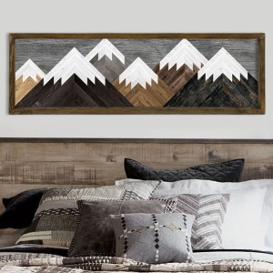 Tablou TAH024 Multicolor 35x120 cm - Img 1