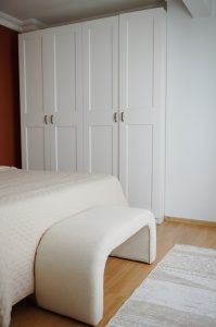 Taburet Nu Alb 106x45x46 cm - Img 4