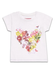 Tricou alb cu maneca scurta - Img 2