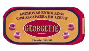 Anchova com Alcaparra em Azeite Georgette 50g (4 conservas)