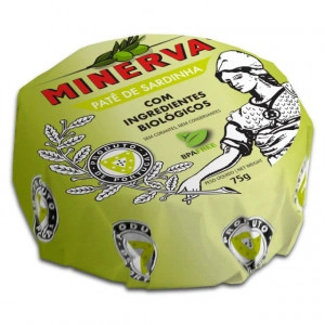 Pate de Sardinha Biológico Minerva 75g