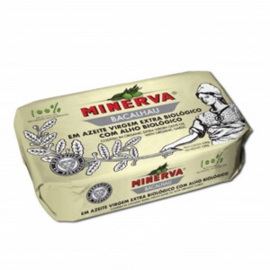 Minerva Bacalhau com Alho em Azeite Biológico 120g