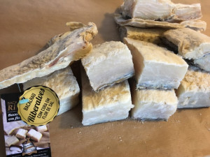 Bacalhau seco e salgado em Flor de Sal + Azeite Extra Virgem - Img 3