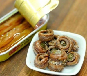 Anchovy Fillets Rolled with Capers in Olive Oil Tricana 56g (5 cans) - Img 3