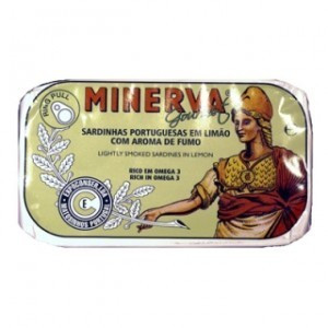 Minerva Sardinhas Azeite e Limão com Aroma a Fumo 120g
