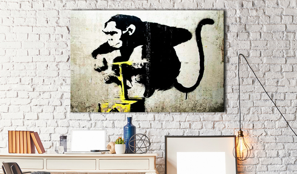 Tablou - Monkey Detonator by Banksy