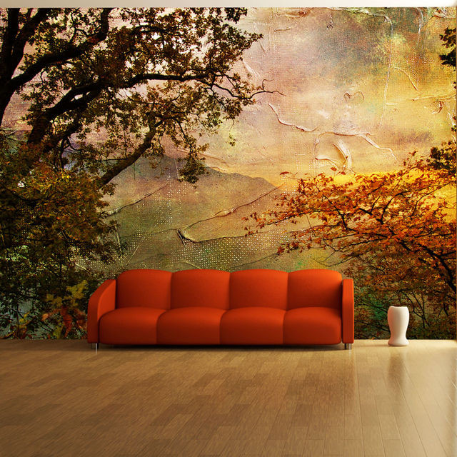 Fototapet - Painted autumn