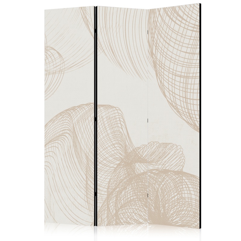 Paravan - Beige shapes on a light background