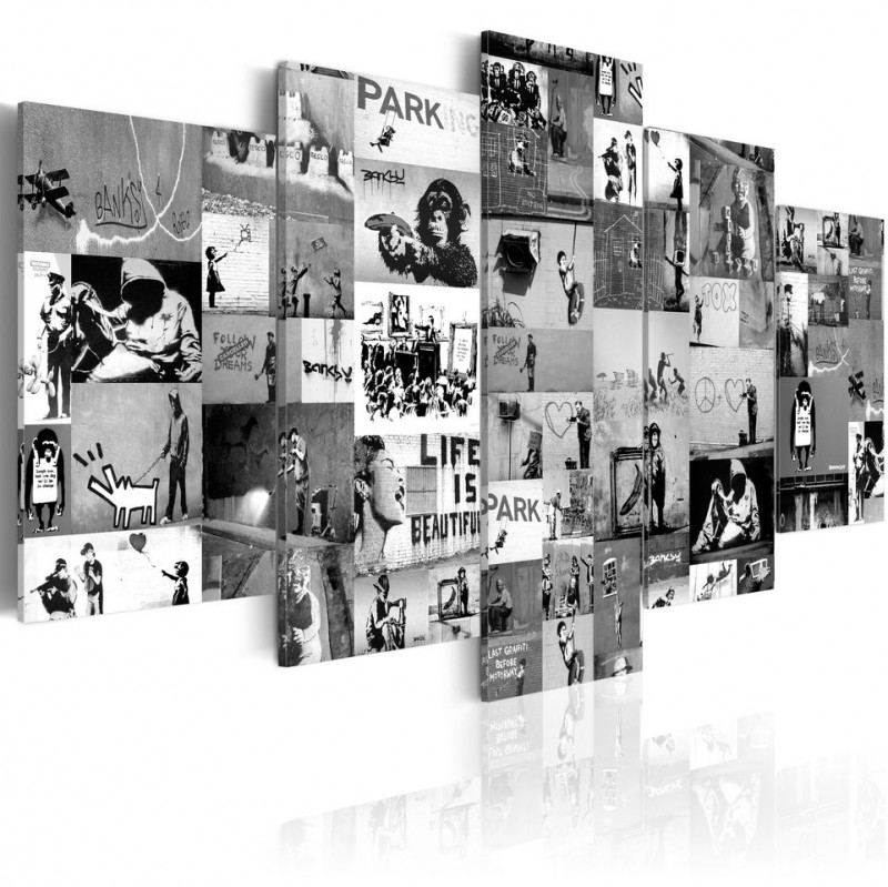 Tablou - Banksy: Graffiti Collage IV