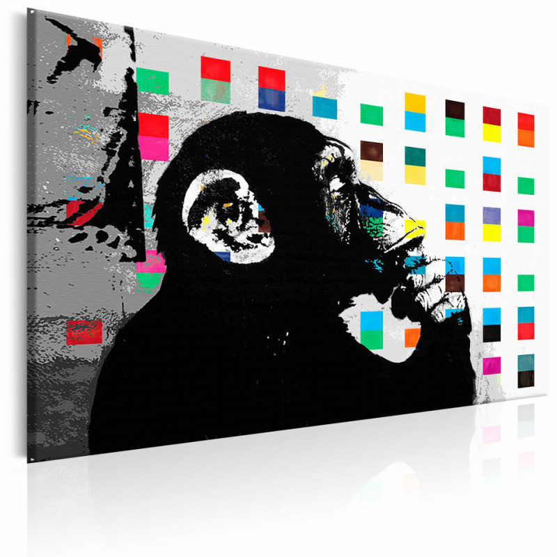 Tablou - Banksy The Thinker Monkey
