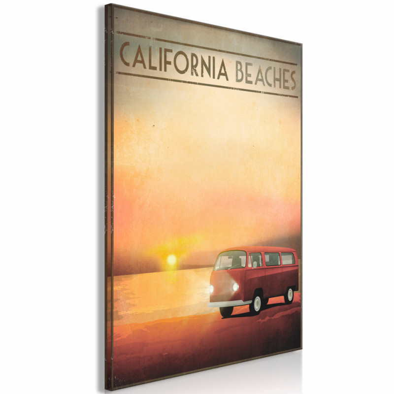 Tablou - California Beaches (1 Part) Vertical