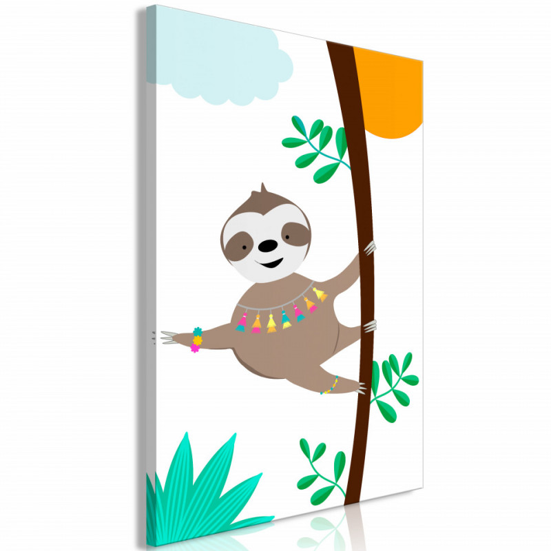 Tablou - Happy Sloth (1 Part) Vertical
