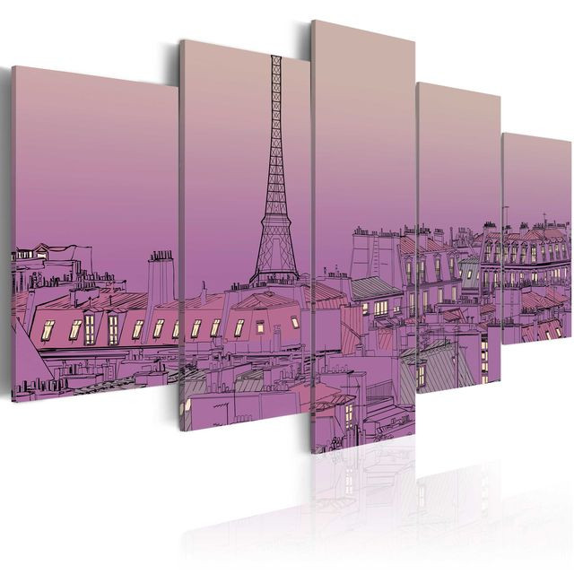 Tablou - Lavender sunrise over Paris