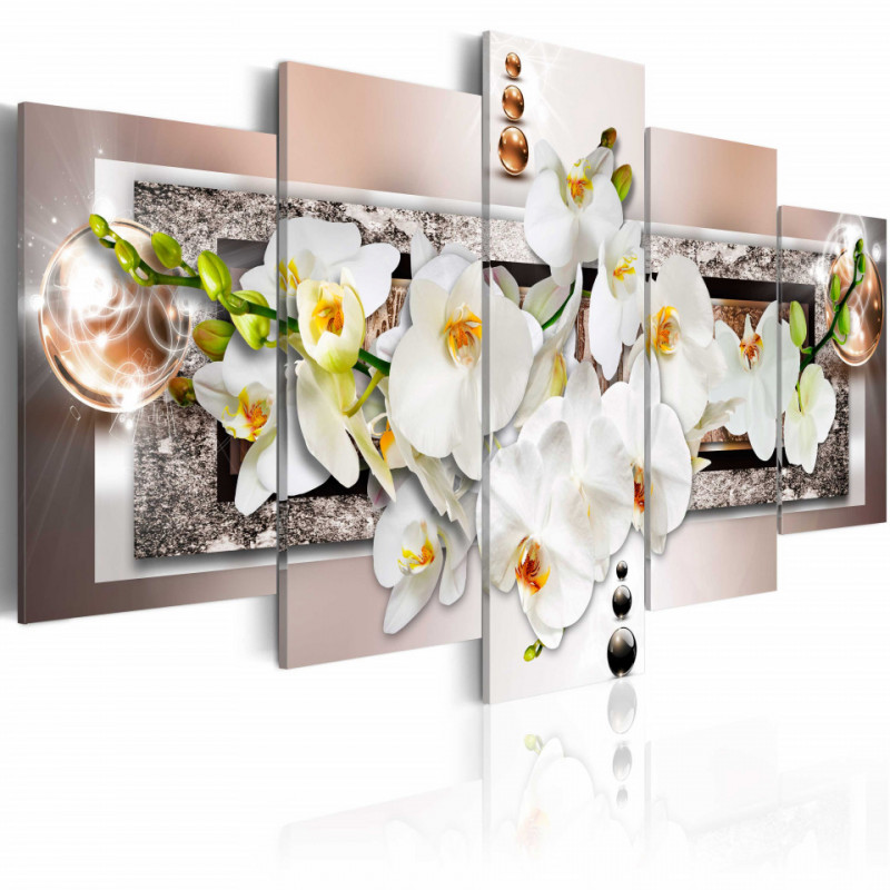 Tablou - White abstract orchid