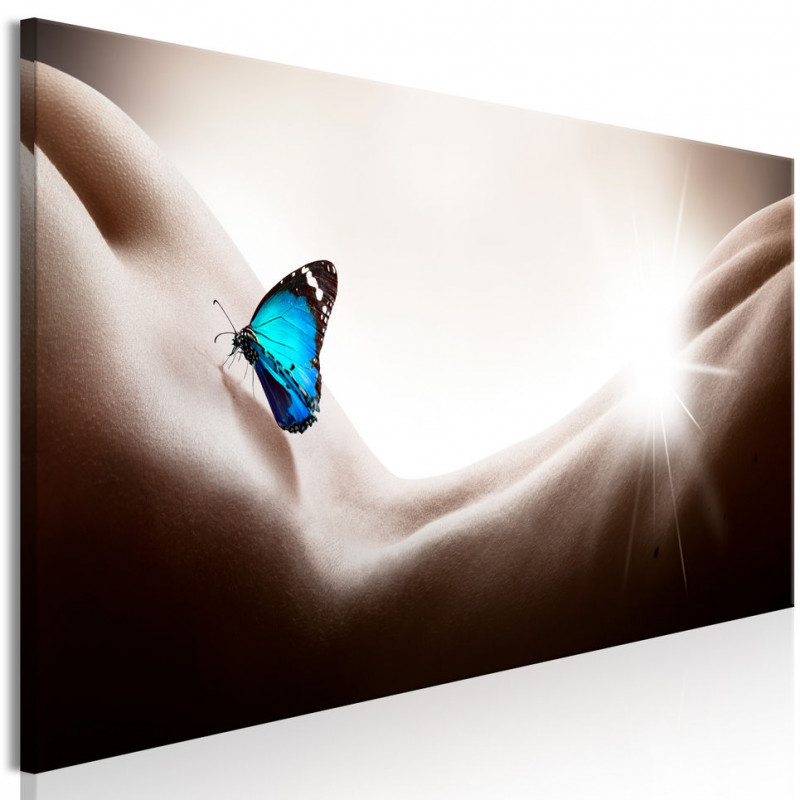 Tablou - Woman and Butterfly (1 Part) Narrow