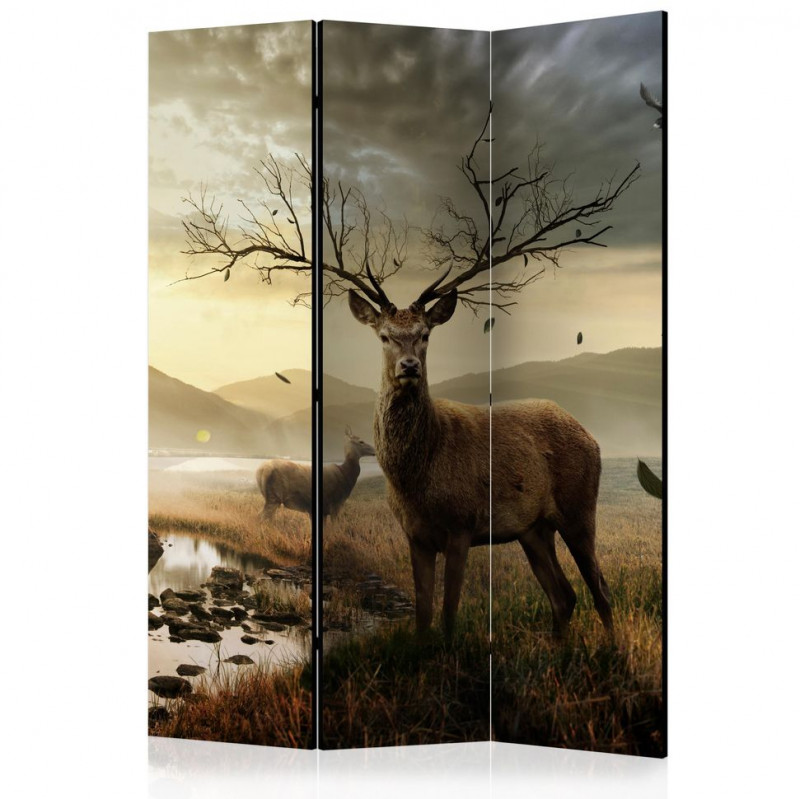 Paravan - Deers by mountain stream [Room Dividers]