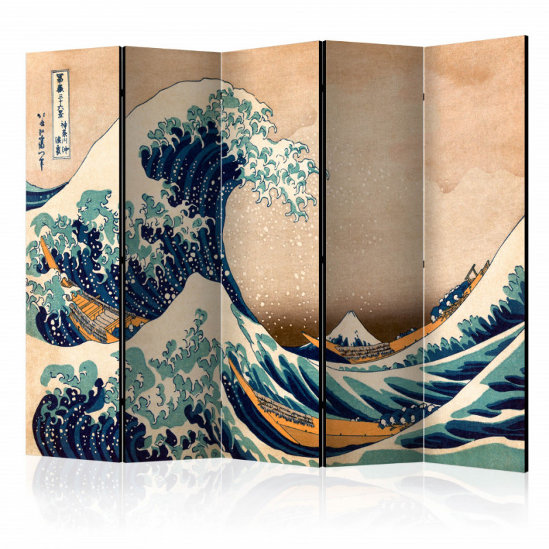 Paravan - Hokusai: The Great Wave off Kanagawa (Reproduction) II [Room Dividers]