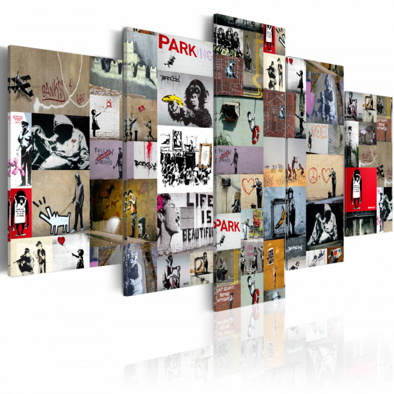 Tablou - Art of Collage: Banksy IV