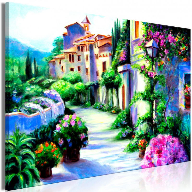 Tablou - Flower Street (1 Part) Wide