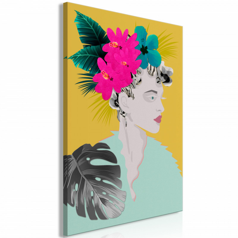 Tablou - Flowers In The Hair (1 Part) Vertical