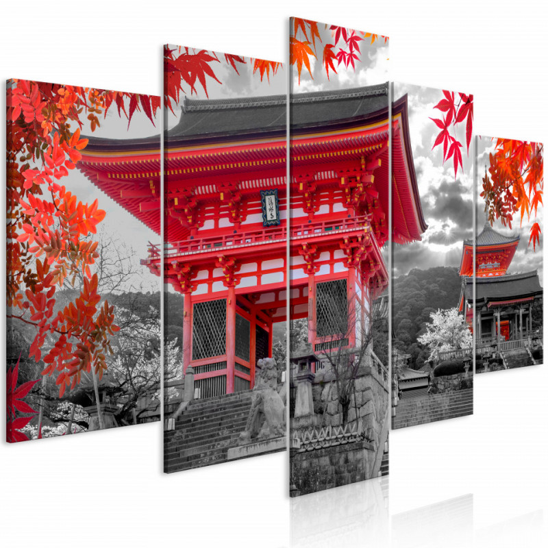 Tablou - Kyoto, Japan (5 Parts) Wide