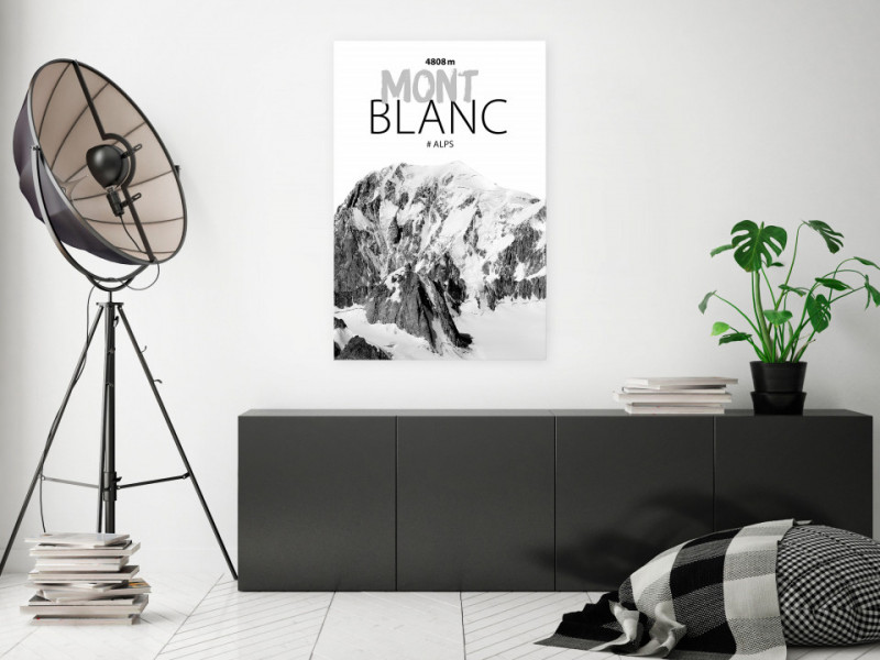 Tablou - Mont Blanc (1 Part) Vertical