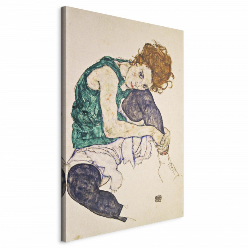Tablou - Seated Woman with Bent Knees