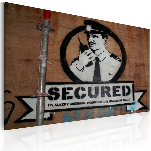 Tablou - Secured (Banksy)