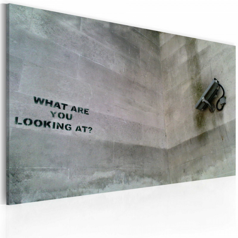 Tablou - What are you looking at? (Banksy)