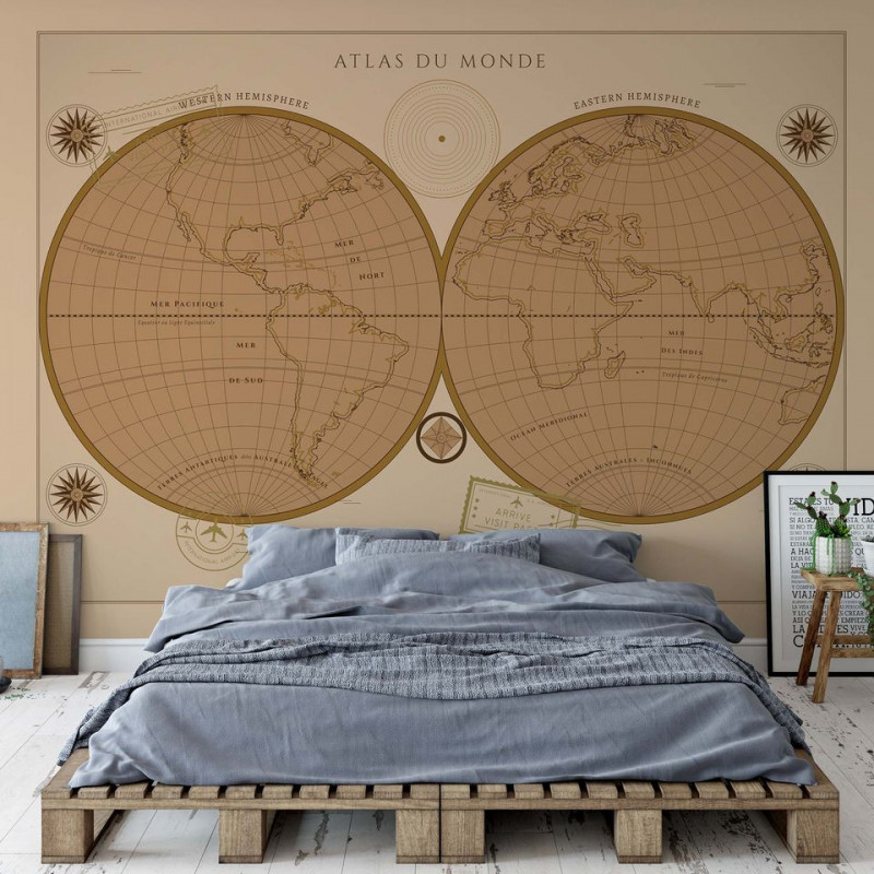 Atlasul Lumii – Aspect Vintage