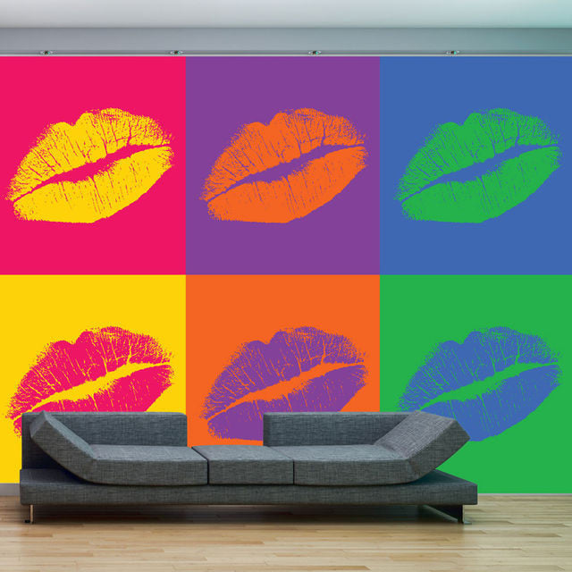 Fototapet - lips (pop art)