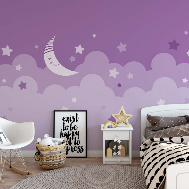 Sleepy Skies in Purple