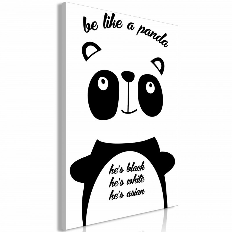 Tablou - Be Like a Panda (1 Part) Vertical
