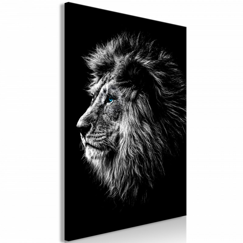 Tablou - Blue-eyed Lion (1 Part) Vertical