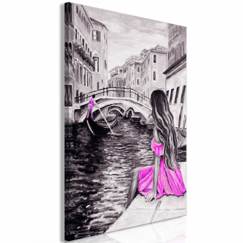 Tablou - Far Dreams (1 Part) Vertical Pink