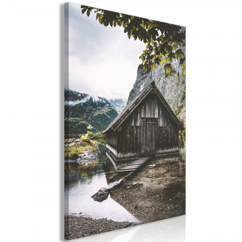Tablou - House in the Mountains (1 Part) Vertical