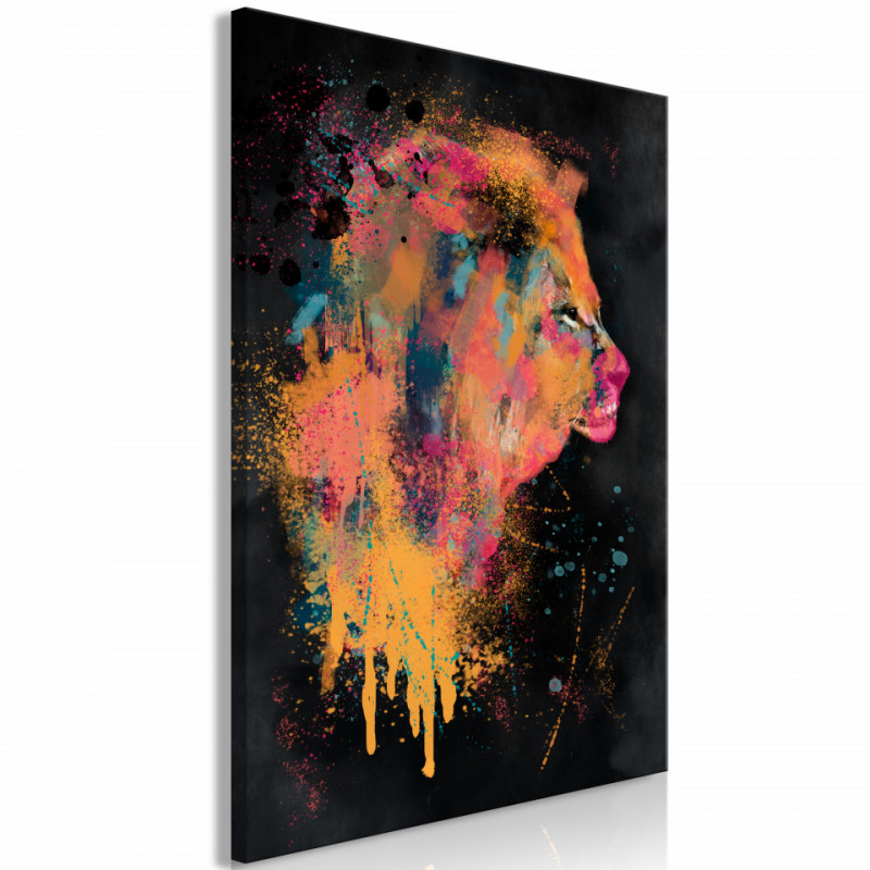 Tablou - Lion Humors (1 Part) Vertical