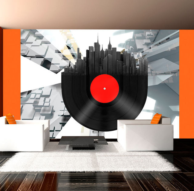 Fototapet - Heavy sounds of the city