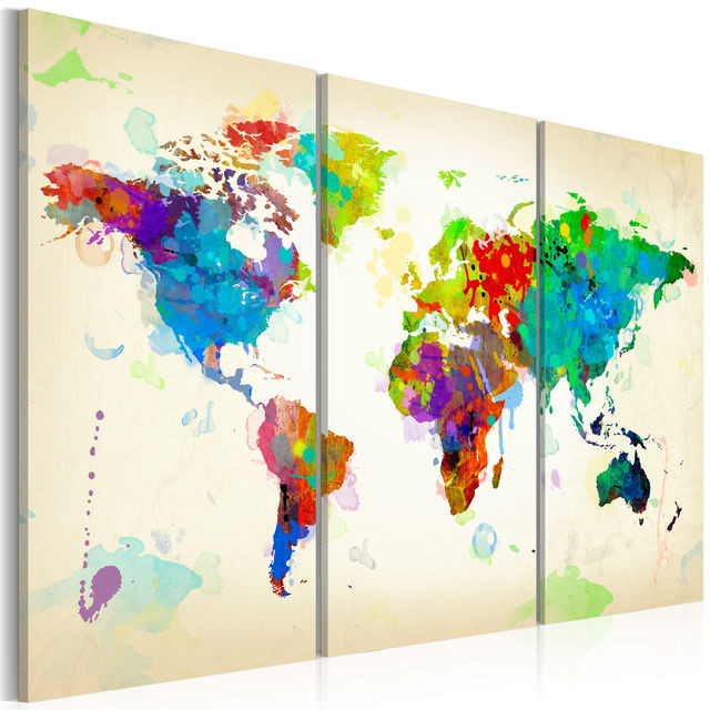 Tablou - All colors of the World - triptych