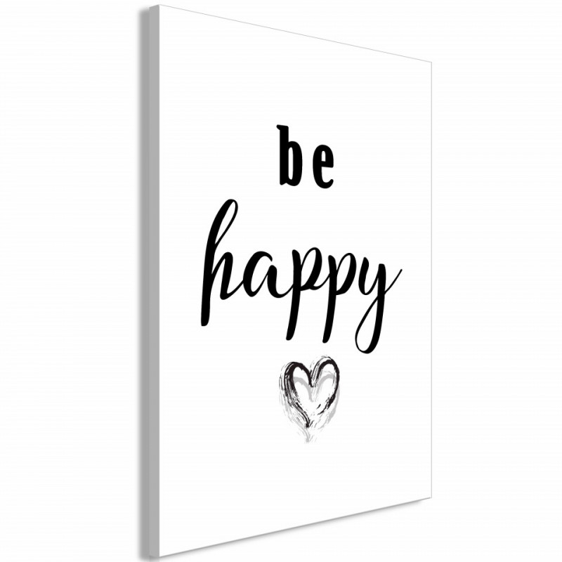 Tablou - Be Happy (1 Part) Vertical