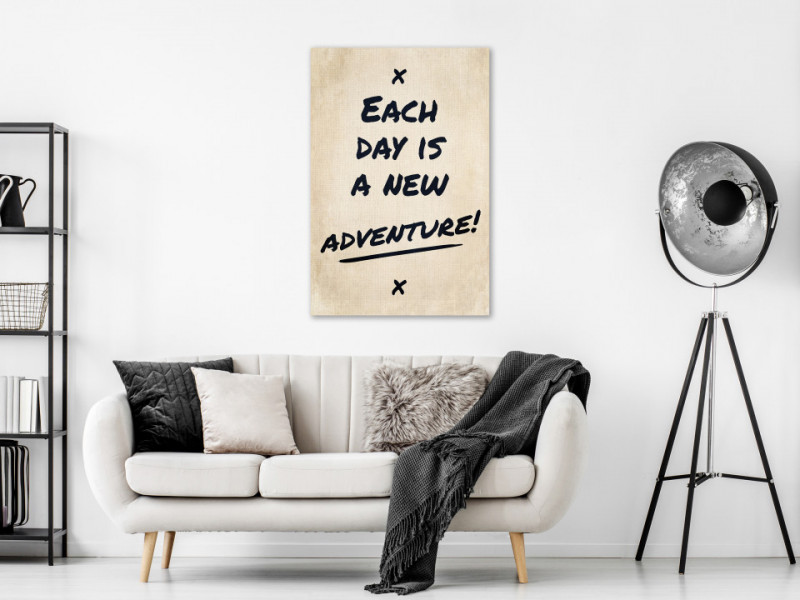 Tablou - Each Day is a New Adventure! (1 Part) Vertical