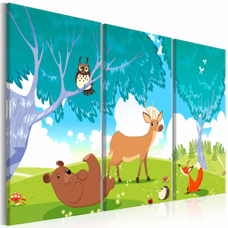 Tablou - Friendly Animals (3 Parts)