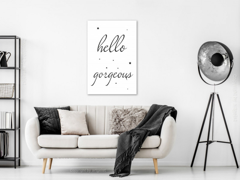 Tablou - Hello Gorgeous (1 Part) Vertical
