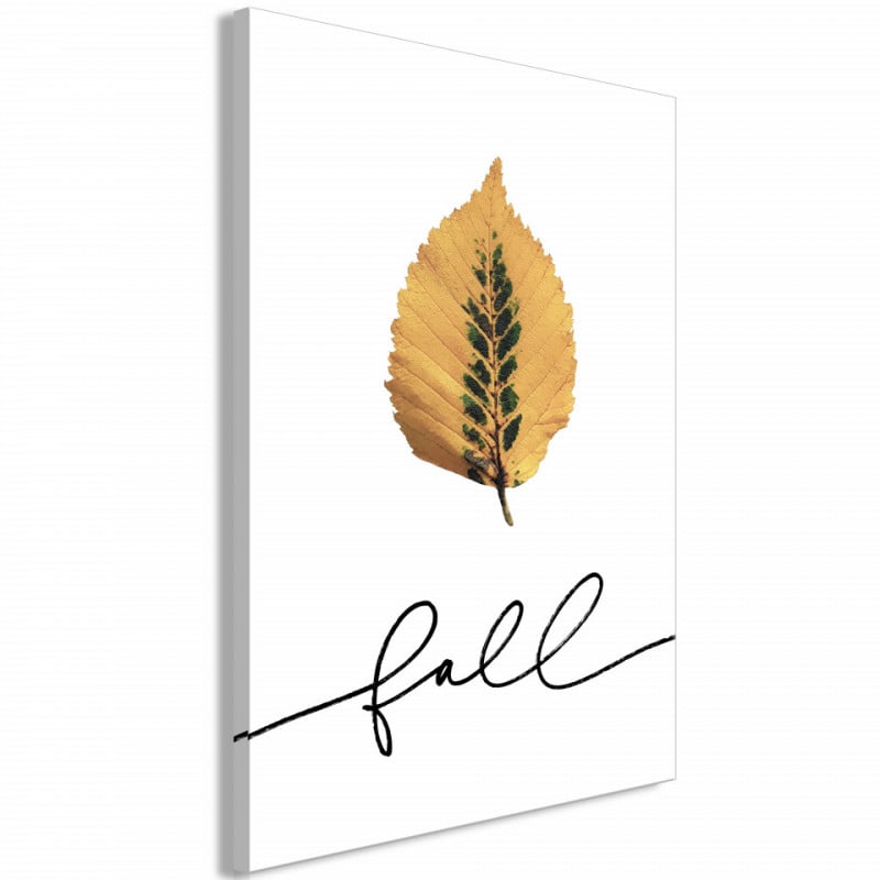 Tablou - Unusual Leaf (1 Part) Vertical